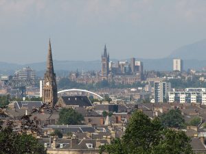 A panorama of Glasgow